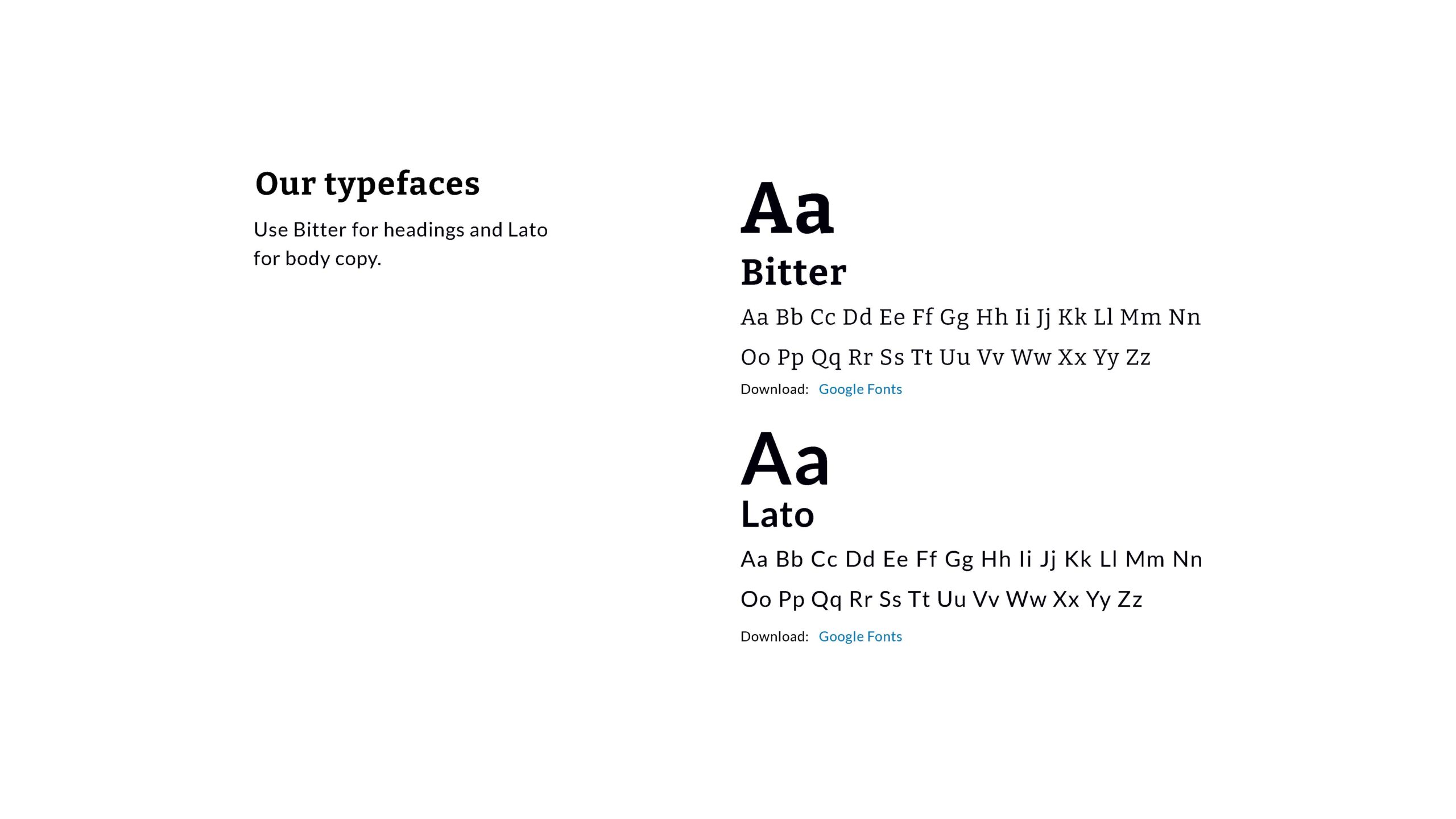 The Devoted Themselves brand typography guidelines