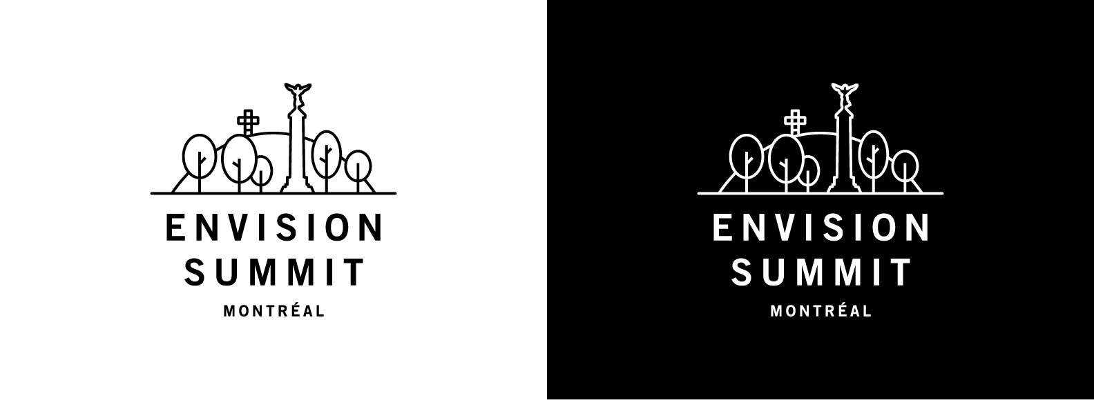 Envision Summit Montreal Logo design