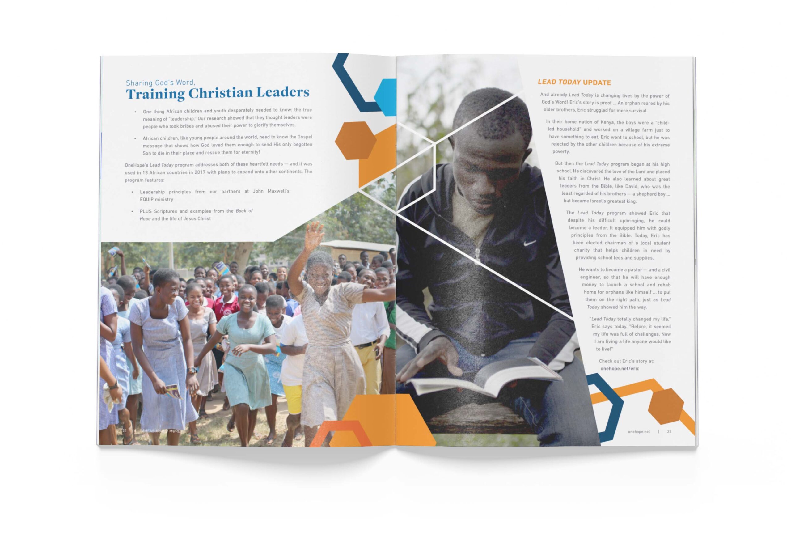 OneHope Annual Report design
