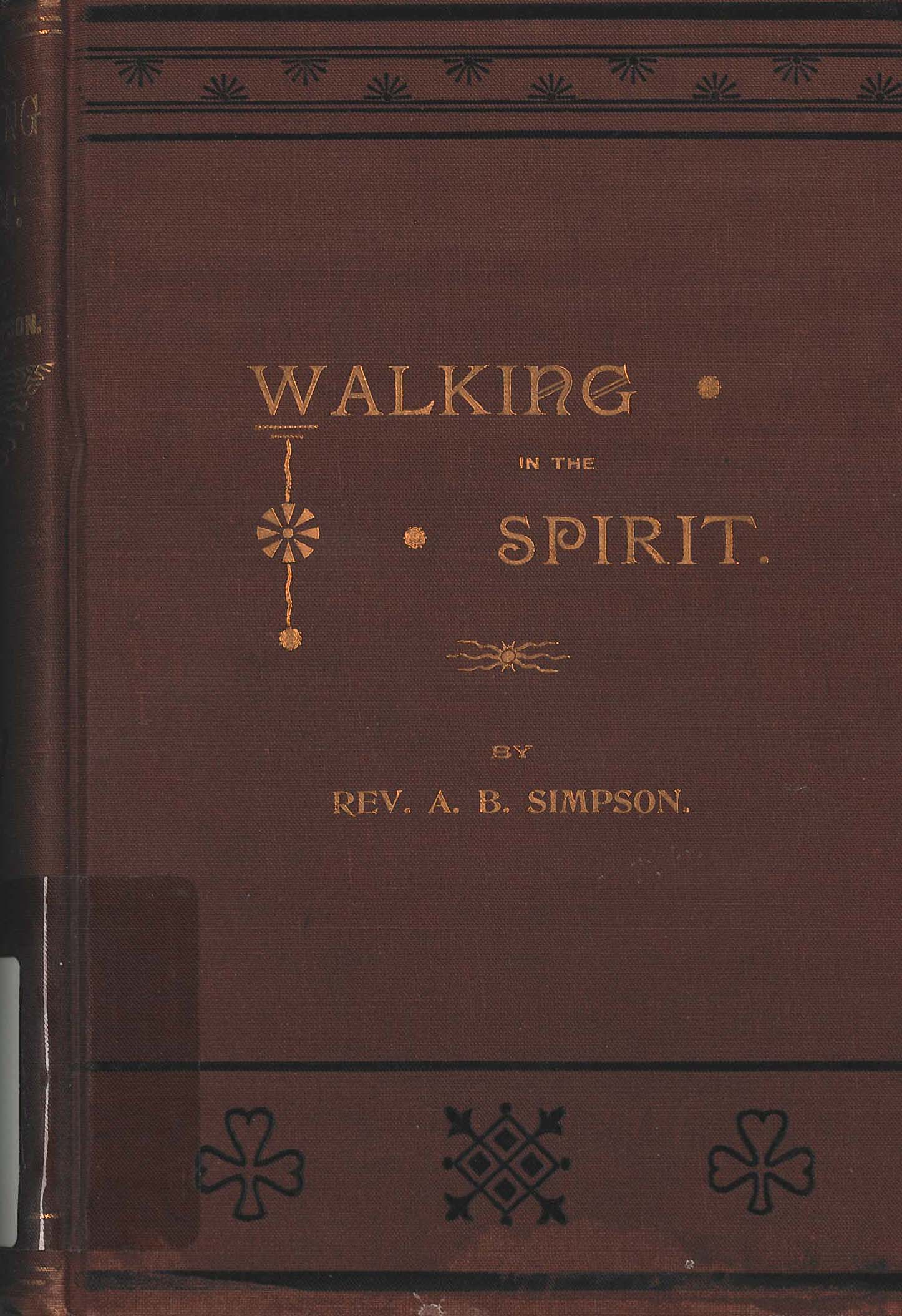 Walking in the Spirit Cover Scan, original cover circa 1900